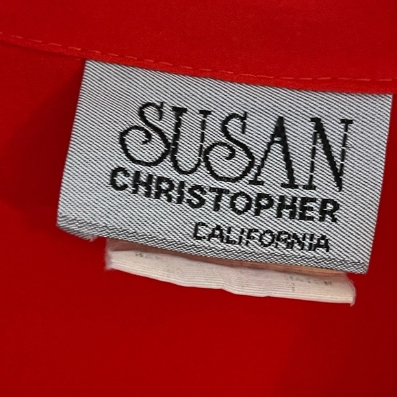 Vintage Susan Christopher California Gems Bomber with Embellishments size small - Picture 3 of 7